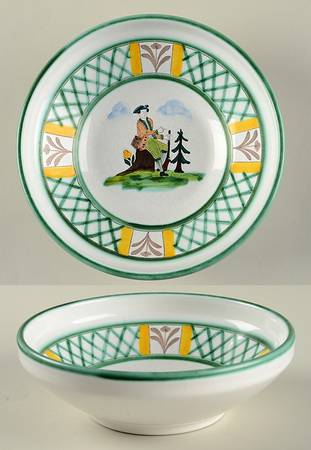 Hunter's Delight (Rim, Smooth) Coupe Cereal Bowl