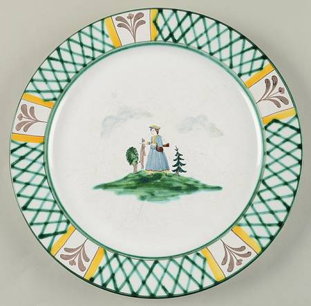 Hunter's Delight (Rim, Smooth) Large Dinner Plate