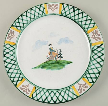 Hunter's Delight (Rim, Smooth) Large Dinner Plate