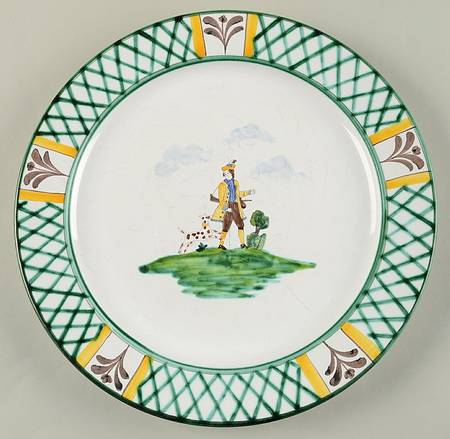 Hunter's Delight (Rim, Smooth) Large Dinner Plate