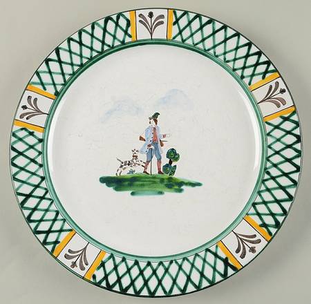 Hunter's Delight (Rim, Smooth) Large Dinner Plate