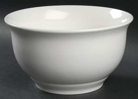 White Elements 8" Mixing Bowl