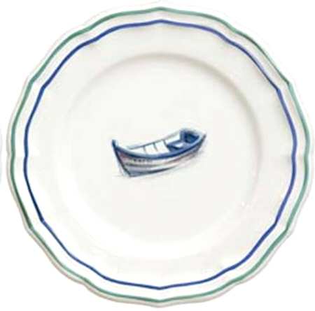 Voyages En France Ocean (Mer) Salad/Dessert Plate