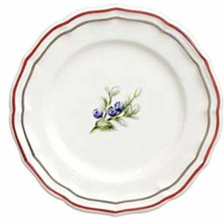 Voyages En France Alpine (Montagne) Salad/Dessert Plate