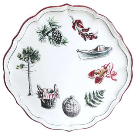 Voyages En France Sud Ouest Cake Plate