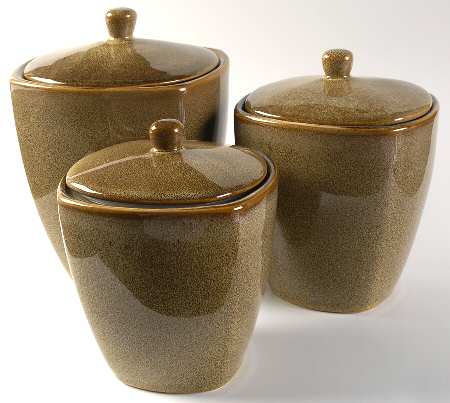 La Paz Tan (3 Piece) Canister Set (Box Set)