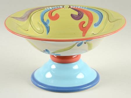 Veranda Round Compote (Height X Width)