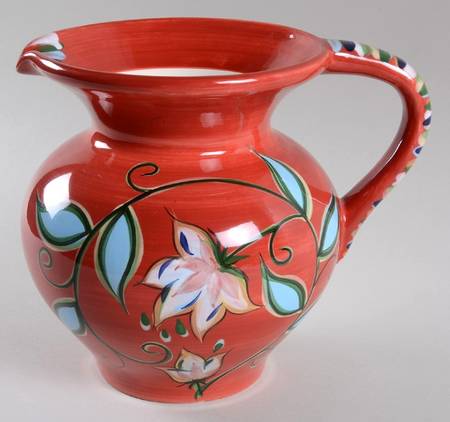 Red Bountiful 80 Oz Pitcher