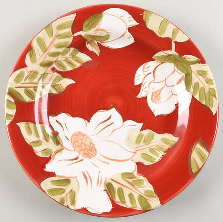Magnolia in Scarlett Salad/Dessert Plate