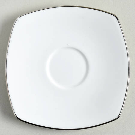 Filo Platino (Platinum) Saucer for Demitasse Cup