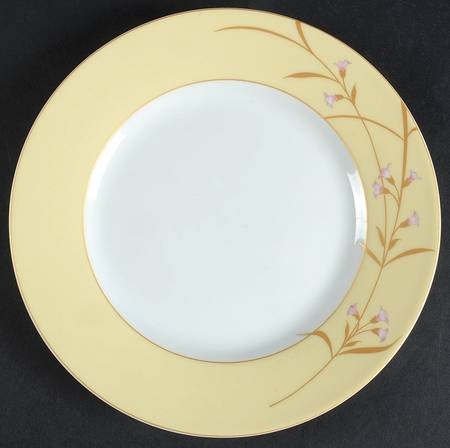 Golden Blossom Salad Plate