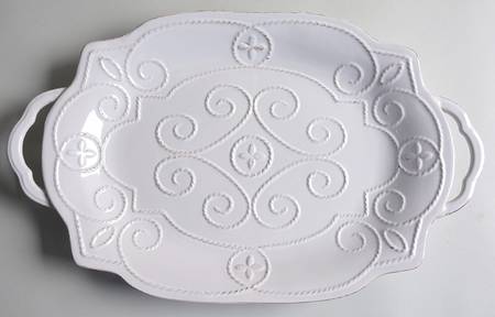 Great Room Cream 19" Rectangular Serving Platter