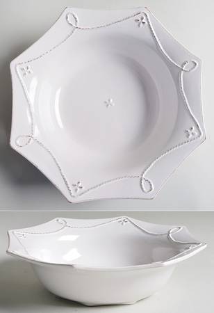 Great Room Cream Large Octagonal Bowl