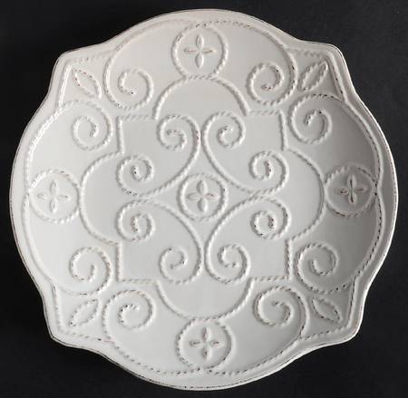 Great Room Cream Accent Salad Plate
