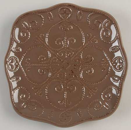 Great Room Taupe Accent Salad Plate