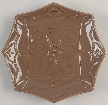 Great Room Taupe Accent Salad Plate