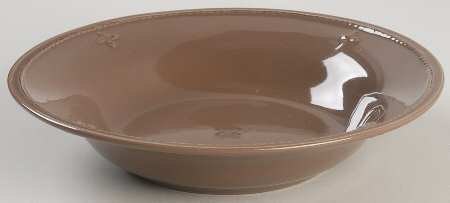 Great Room Taupe Rim Soup Bowl