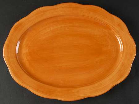 Enchanting II Terra Cotta 14" Oval Serving Platter