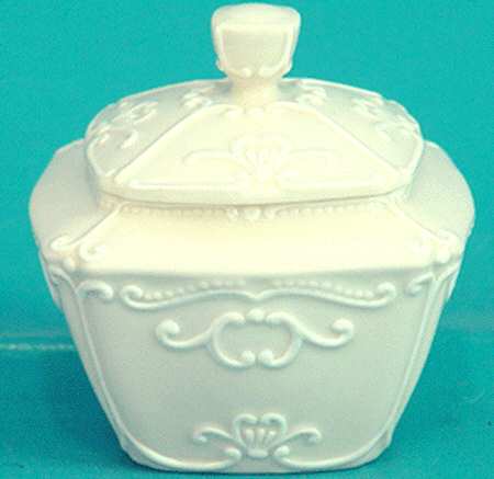 Chantilly Cream Sugar Bowl & Lid