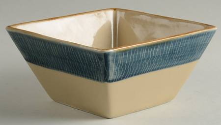 Ocean Waves Square Soup/Cereal Bowl