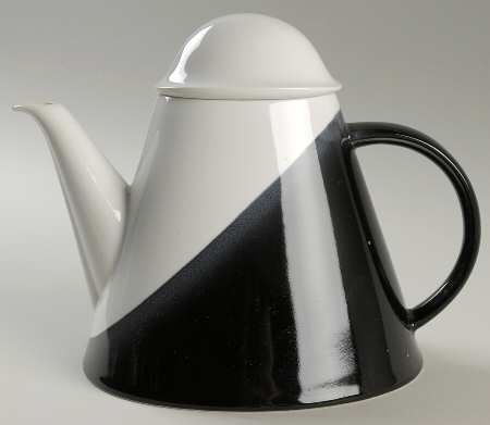 Black&White Teapot & Lid