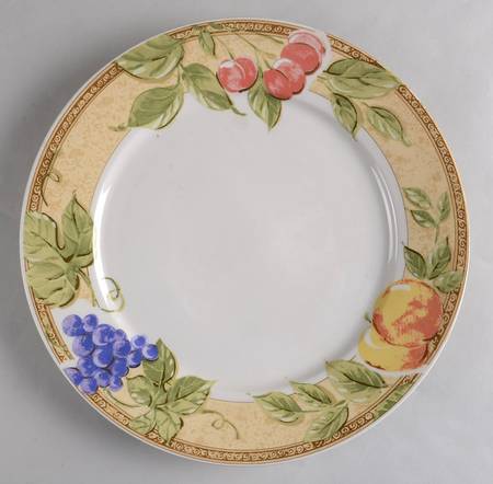 Fruita (Cream) 12" Chop Plate (Round Platter)