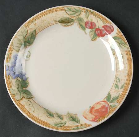 Fruita (Cream) Bread & Butter Plate