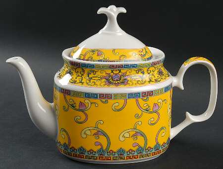 Yellow Dynasty Teapot & Lid