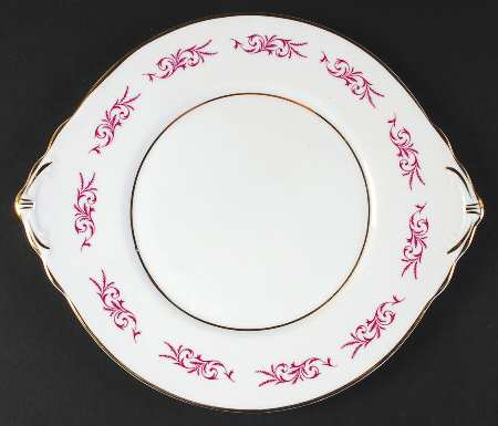 GLD49 Handled Cake Plate