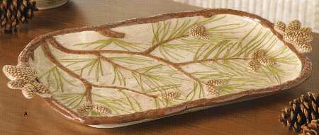 Cabin Fever 20" Oval Serving Platter