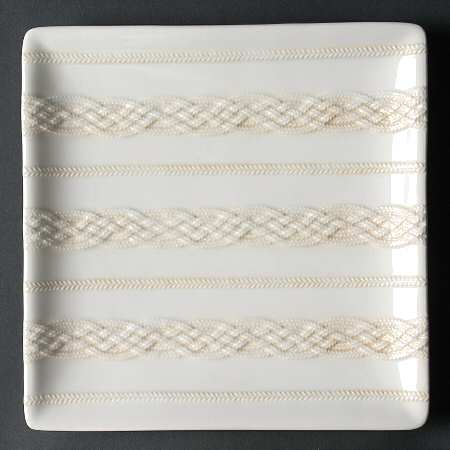 Clover Glen Square Accent Salad Plate