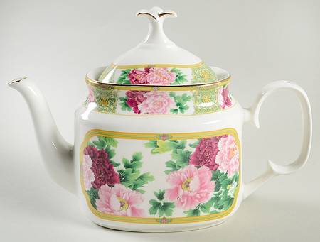 Peony Teapot & Lid