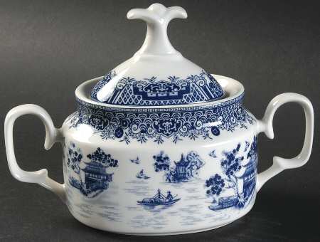 True Blue Sugar Bowl & Lid