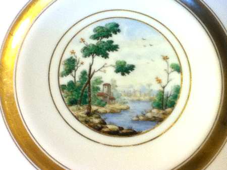 Bordura Colori Oro Dinner Plate