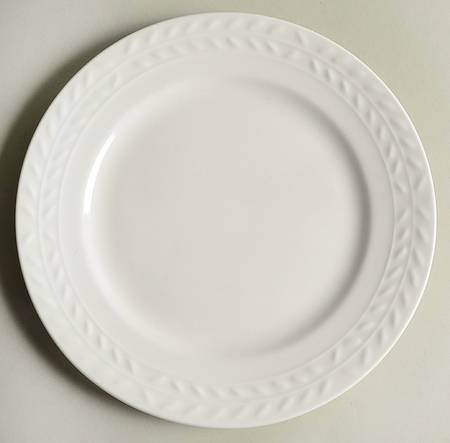 White Laurel Salad Plate