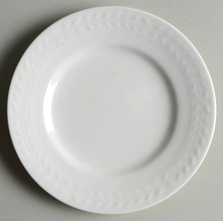 White Laurel Bread & Butter Plate