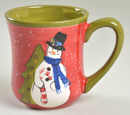 Holiday Joy Snowman Mug