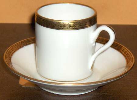 GIN267 Flat Demitasse Cup & Saucer Set