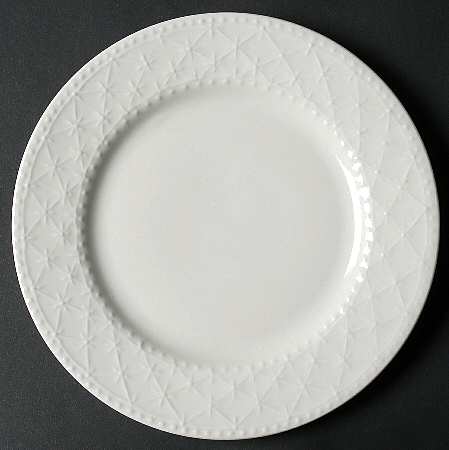 Royal Quilt Ivory Salad Plate