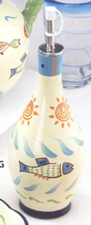 Fiesta Fish Collection Oil Jar & Drizzle Spout
