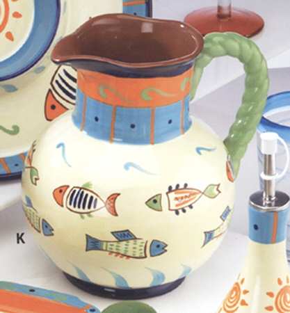 Fiesta Fish Collection Pitcher