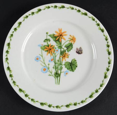 Botanic Flower Salad/Dessert Plate