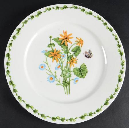 Botanic Flower Dinner Plate