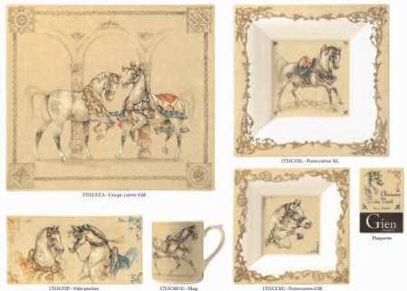 Chevaux du Vent 11" Square Serving Platter
