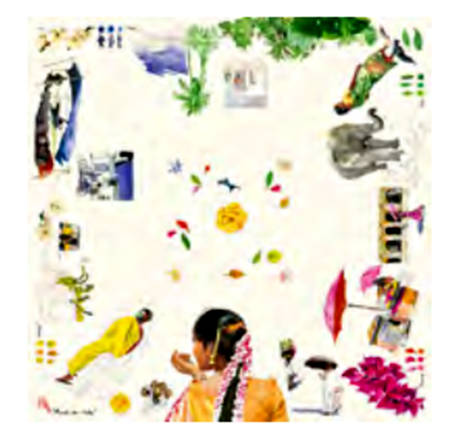 Route des Indes 47" Square Tablecloth