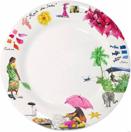 Route des Indes Dinner Plate