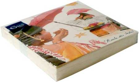 Route des Indes Package of Paper Luncheon Napkins