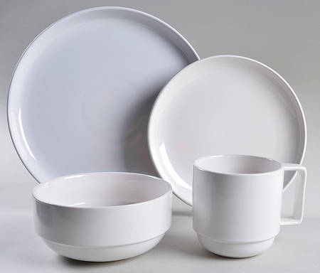 Stackware White 4 Piece Place Setting