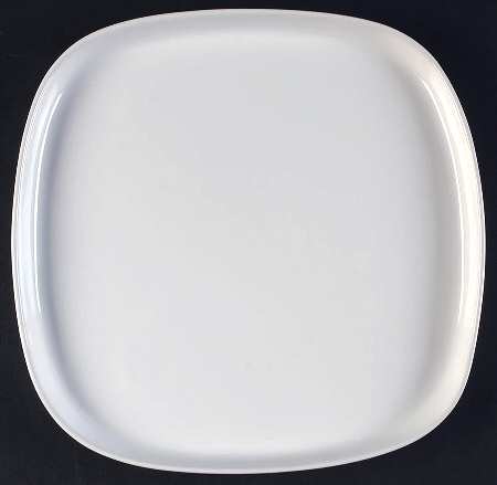 Stackware White Square Dinner Plate