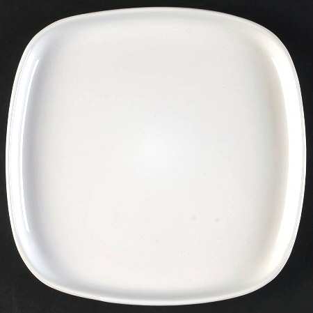 Stackware White Square Salad Plate